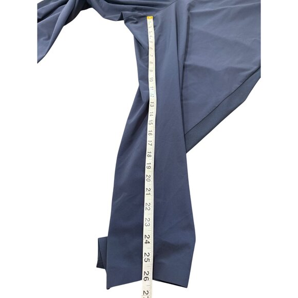 Athleta Brooklyn Ankle Pants Navy Blue Lightweight Pull-On Stretch Women Size 26 - Picture 5 of 8